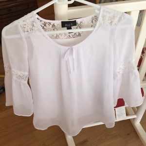 Girls white blouse